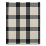 Rustic Farmhouse Black White Checkered Farmhouse Area Rug