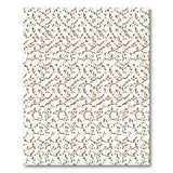 Brown Scribble Abstract Area Rug