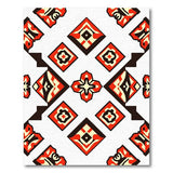 Red Heritage Tribal Geometric Red Area Rug