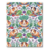 Rainbow Guinea Pig Kids Area Rug
