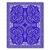 Blue and Teal Elegant Blue Persian Motif Area Rug
