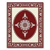 Elegant Red Elegant Red Persian Medallion Area Rug