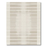 Neutral Beige Linear Geometric Area Rug