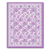 Purple Floral Persian No. 3 Area Rug