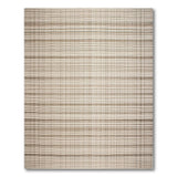 Geometric Modern Beige Striped Woven Area Rug