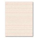 Blush Pink Floral Striped Washable Area Rug
