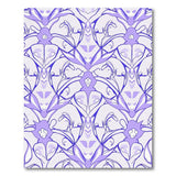 Purple Ethereal Floral Area Rug