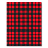 Red Plaid Classic Red Black Buffalo Plaid Area Rug
