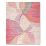 Abstract Blush Organic Area Rug