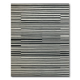 Geometric Modern Bold Stripe Bold Black White Geometric Stripe Area Rug