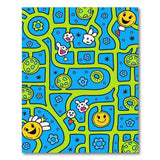 Whimsical Kids Maze Cartoon Area Rug