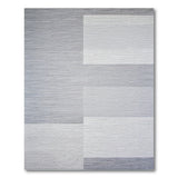 Grey Modern Grey Striped Block Area Rug