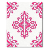 Vintage Pink Ornate Floral Area Rug