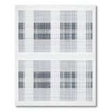 Black and White Black White Grid Woven Area Rug