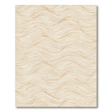 Beige Neutral Wave Area Rug
