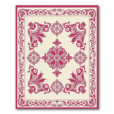 Traditional Persian Red Floral Traditional Persian Area Rug