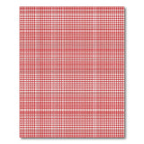 Rustic Farmhouse Classic Red Gingham Checkered Area Rug