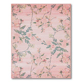 Floral Vintage Blush Pink Peony Floral Vintage Area Rug
