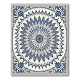 Blue Mandala Persian Area Rug