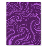 Purple Swirl Purple Swirl Abstract Area Rug