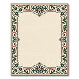 Traditional Persian Ornate Persian Floral Border Area Rug