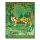 Prowling Tiger Jungle Area Rug