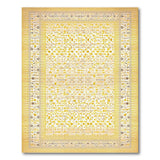 Gold Leaf Persian Area Rug