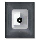 Black and White Geometric Black White Abstract Area Rug