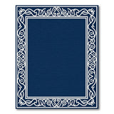 Traditional Persian Navy Ornate Border Area Rug