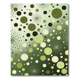 Ombre Green Geometric Dot Area Rug