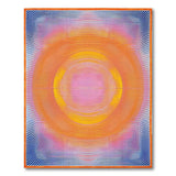 Vibrant Concentric Circles Multi-Color Area Rug