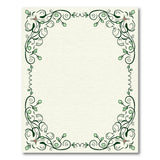 Ornate Green Vine Butterfly Floral Rug