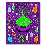 Whimsical Potion Cauldron Kids Rug