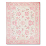 Blush Pink Peony Floral No. 2 Area Rug