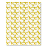 Yellow Interlocking Geometric Area Rug