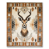 Kudu Antelope Southwestern Area Rug