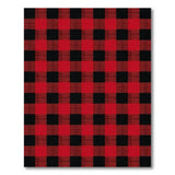 Bold Red Black Buffalo Plaid Area Rug