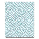Geometric Modern Blue and Teal Teal Geometric Maze Area Rug