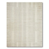 Geometric Modern Beige and Neutral Beige Vertical Stripe Woven Area Rug