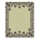 Beige and Neutral Ornate Persian Border Area Rug