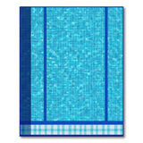 Poolside Ripple Mosaic Area Rug