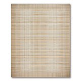 Beige Woven Grid Area Rug