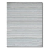 Modern Grey Striped Geometric Area Rug