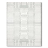 Grey Geometric Modern Modern Grey Geometric Abstract Area Rug