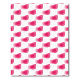 Soft Pink Watercolor Blots Area Rug