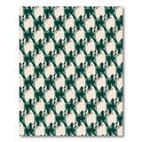 Teal Houndstooth Geometric Area Rug
