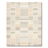 Beige Grid Geometric No. 2 Area Rug