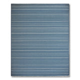 Blue White Dotted Woven Area Rug