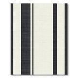 Black and White Geometric Modern Bold Black White Striped Area Rug