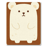 Cute Bear on Toast Kids Cartoon Rug